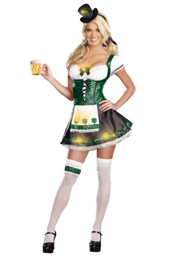 SZ XL LADY LUCK COSTUME - SWYAN-DG-8888