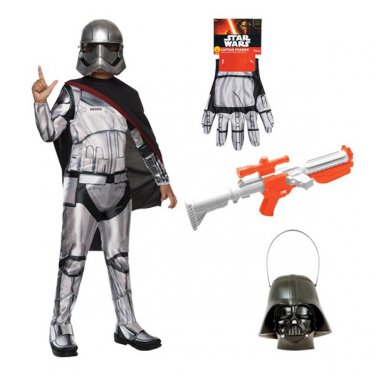 SZ Medium - Complete Captain Phasma Kids Costume - SWOFSTW-GR99620086