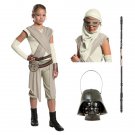 SZ Small - Complete Deluxe Rey Girls Costume - SWOFSTW-GR99620090
