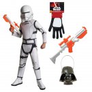 SZ Medium - Complete Super Deluxe Flametrooper Kids Costume - SWOFSTW-GR99620093