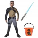 SZ Small - Complete Deluxe Kanan Jarrus Kids Costume - SWOFSTW-GR99884881