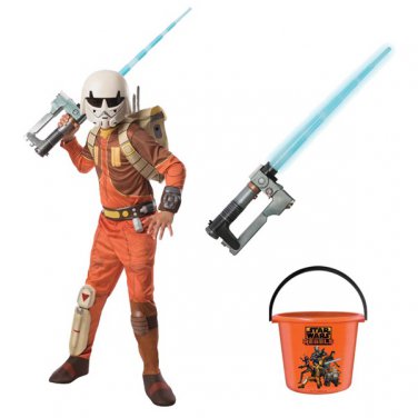 SZ Large - Complete Deluxe Ezra Bridger Kids Costume - SWOFSTW-GR99884882