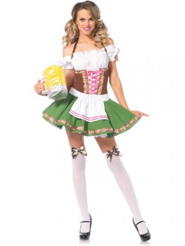 SZ SMALL Bavarian Maiden Beer Girl Gretchen Adult Costume - SWWHC-LA83311