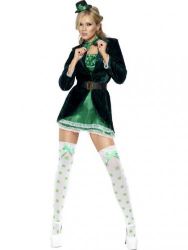 SZ SMALL Womens Fever St. Patricks Day Costume - SWWHC-SM30463