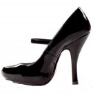 Size 6 Black Patent Sexy Maryjane Shoe - SWWHC-423-BABYDOLL