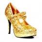 Size 9 Glitter Gold Mary Jane Show with 4" Heel - SWWHC-E421JANE-G