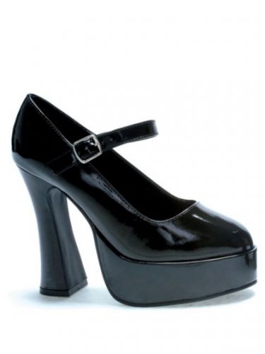 Size 9 Black Patent Mary Jane Shoe Adult - SWWHC-PL2638BP