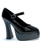 Size 10 Black Patent Mary Jane Shoe Adult - SWWHC-PL2638BP