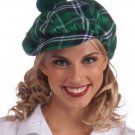 Green Gatsby Hat with Pom Pom - SWWHC-F68653