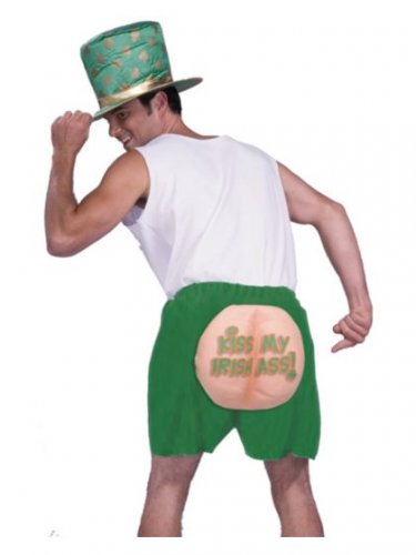 St. Patrick's Day Kiss My Irish Ass Shorts - SWWHC-63018