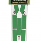 St Patrick's Day Green Suspenders - SWWHC-56268F