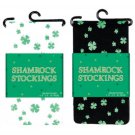 St Patrick's Day Shamrock Stockings Black - SWWHC-AM370006