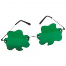 St Patrick's Day Green Shamrock Glasses - SWWHC-S74211E