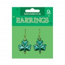 St Patricks Day Shamrock Dangling Earrings - SWWHC-398657