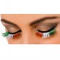 Orange Green and White Eyelashes - SWWHC-72769F