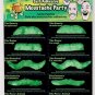 10 Self Adhesive St. Pat's Moustaches - SWWHC-69763F