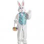 One Size - Adult Bunny Costume Deluxe with Yellow Vest and Mascot Head - SWWHC-3803FW-B