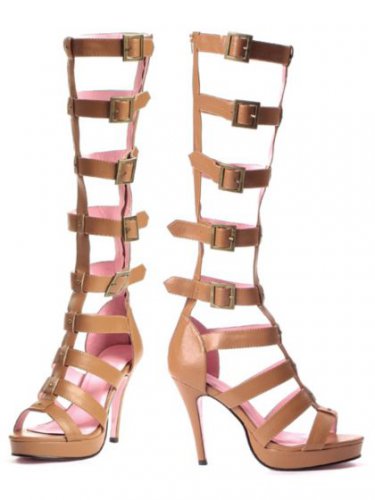 SIZE 8 Multi Strap Knee High Sandal Adult - SWWHC-LA420-ROMA