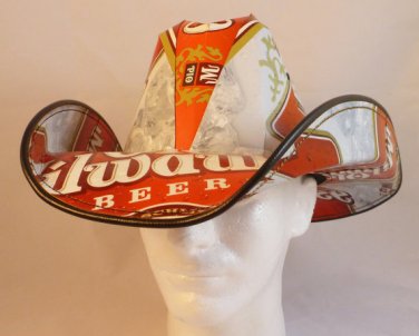 Old Milwaukee Beer Box Cowboy Hat   SW-ETSBBH