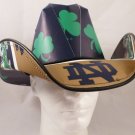 Notre Dame Fighting Irish Cowboy Hat Made Of Officially Licensed Materials   SW-ETSBBH