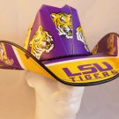 LSU Tigers  Cowboy Hat Made Of Officially Licensed Materials   SW-ETSBBH