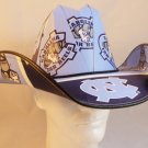 North Carolina Tar Heels Cowboy Hat Made Of Officially Licensed Materials   SW-ETSBBH