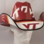 Virginia Tech Hokies Cowboy Hat Made Of Officially Licensed Materials   SW-ETSBBH