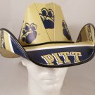 Pitt Panthers Cowboy Hat Made Of Officially Licensed Materials   SW-ETSBBH