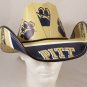 Pitt Panthers Cowboy Hat Made Of Officially Licensed Materials   SW-ETSBBH