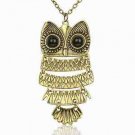 vintage style owl necklace