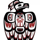 Haida Thunderbird by Haida Artist Clarence Mills Indigenous Art Card 9" x 6"