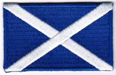 Scotland Flag Patch Embroidered Iron On Applique Scottish