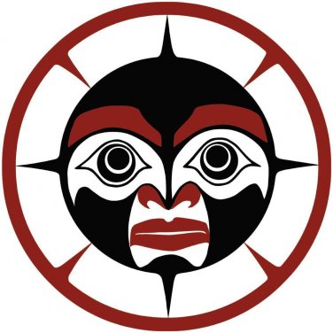 Haida Moon Clarence Mills Art Card Northwest Coast Native
