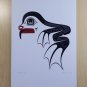 Haida Frog Clarence Mills Art Card Northwest Coast Native