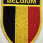 Belgium Flag Shield Crest Patch Embroidered Iron On Sew On Applique Belgian