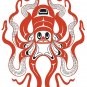 Octopus Eric Parnell Art Card Haida Northwest Coast Native