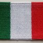 Italy Flag Patch Embroidered Iron On Applique Italian