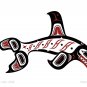 Haida Killer Whale Clarence Mills Art Card Northwest Coast Native