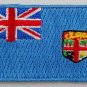 Fiji Flag Patch Embroidered Iron On Applique Fijian
