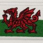 Wales Flag Patch Embroidered Iron On Applique Welsh Cymru