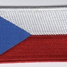 Czech Republic Flag Patch Embroidered Iron On Applique Czech