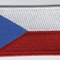 Czech Republic Flag Patch Embroidered Iron On Applique Czech