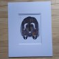 Humongous Musk Ox by Kanangininak Pootoogook 11"x14" Matted Art Print Inuit