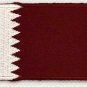 Qatar Flag Patch Embroidered Iron On Applique Qatari