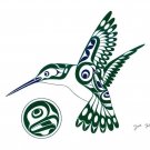 Hummingbird Joe Wilson Art Card Coast Salish SXWASET Native