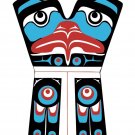 Copper Shield Design Eric Parnell Art Card Haida Northwest Coast Native