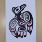 Haida Raven III Clarence Mills Art Card Northwest Coast Native