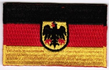 Germany Eagle Flag Patch Embroidered Iron On Applique German