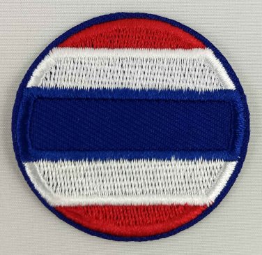 Thailand Round Flag Patch Badge Embroidered Iron On Applique