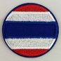 Thailand Round Flag Patch Badge Embroidered Iron On Applique